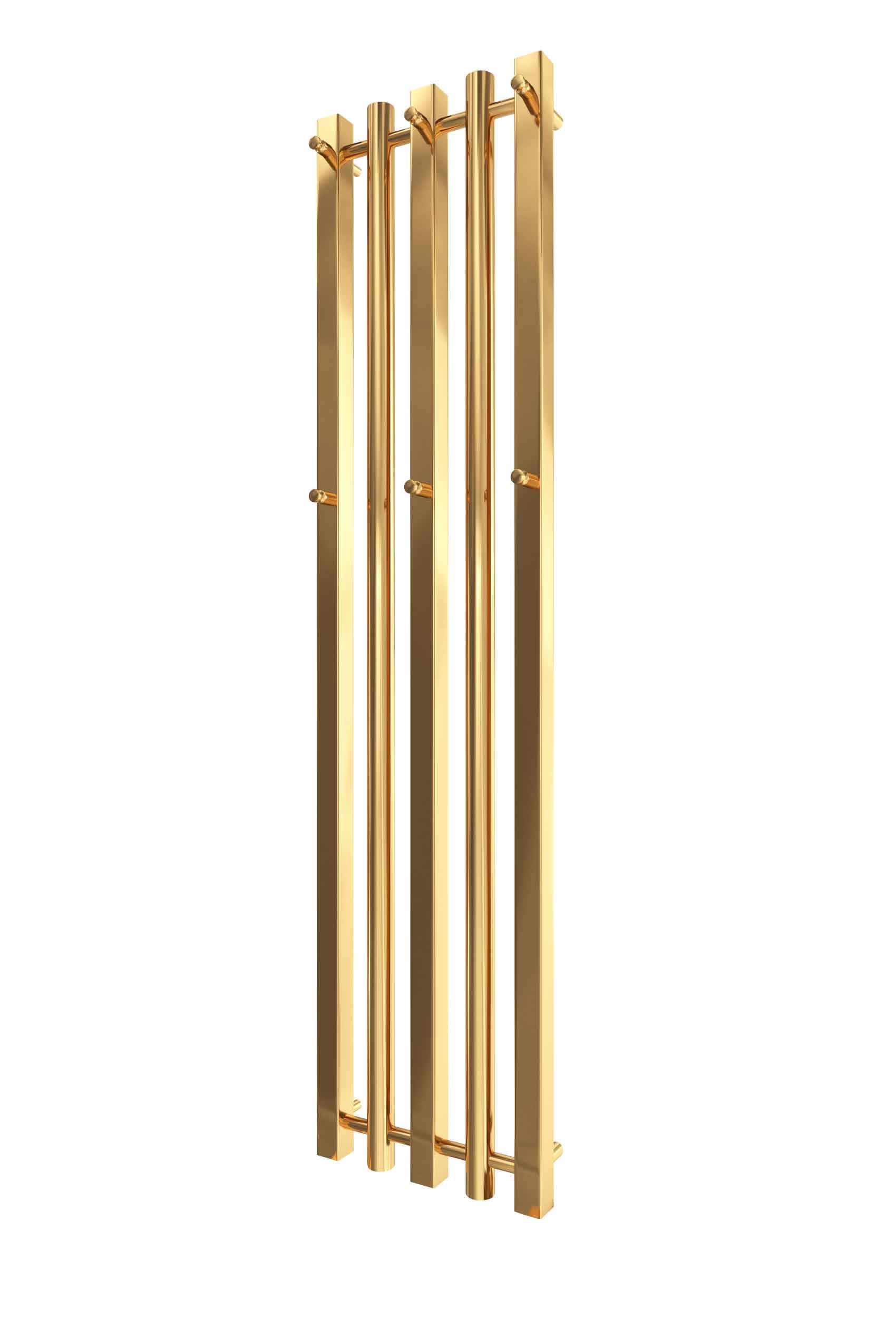 Водяна рушникосушарка INOX Бітуб 1490х360/320 золото лайт — фото 1