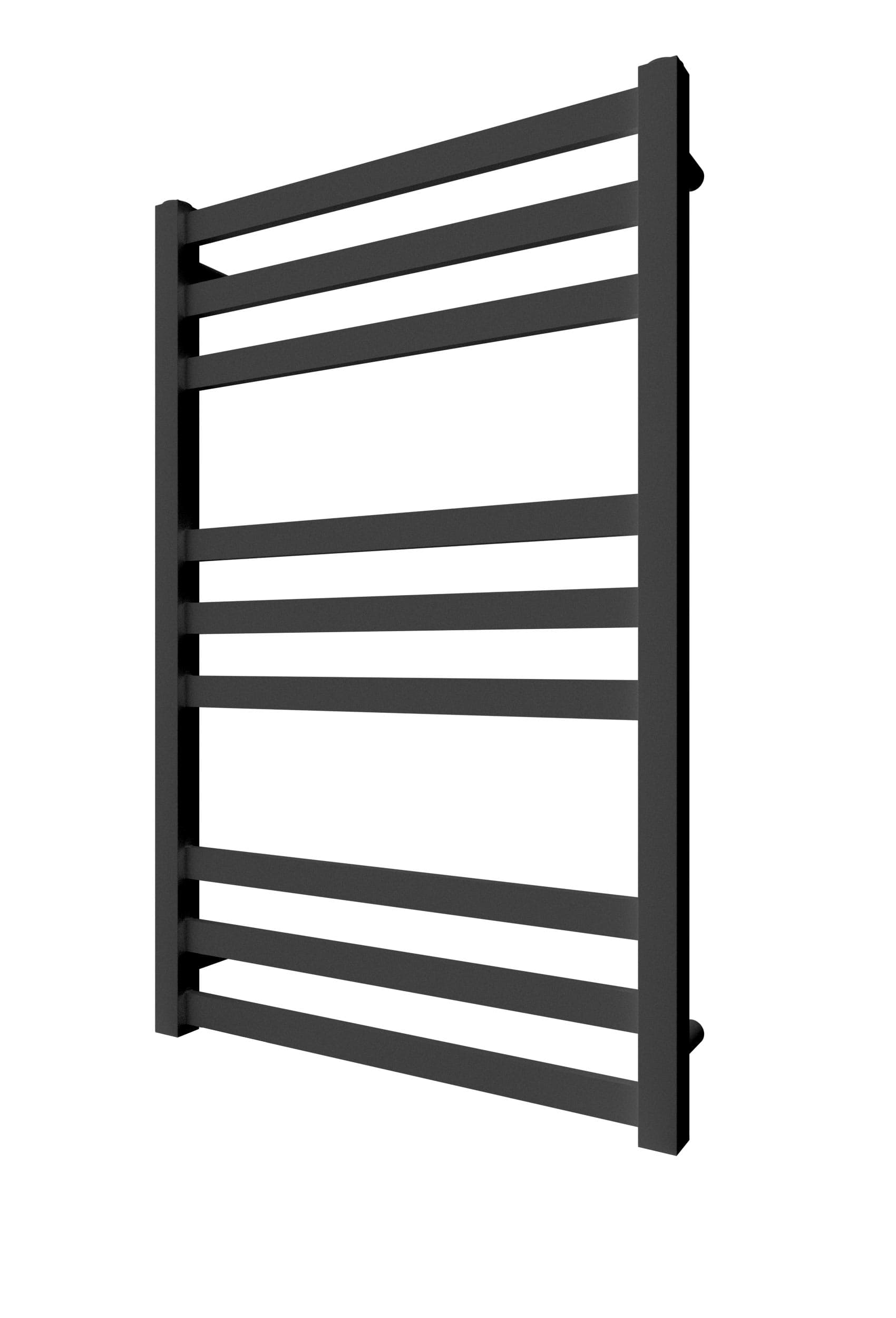 Водяна рушникосушарка INOX Чикаго 770х530/500 чорний мат — фото 1