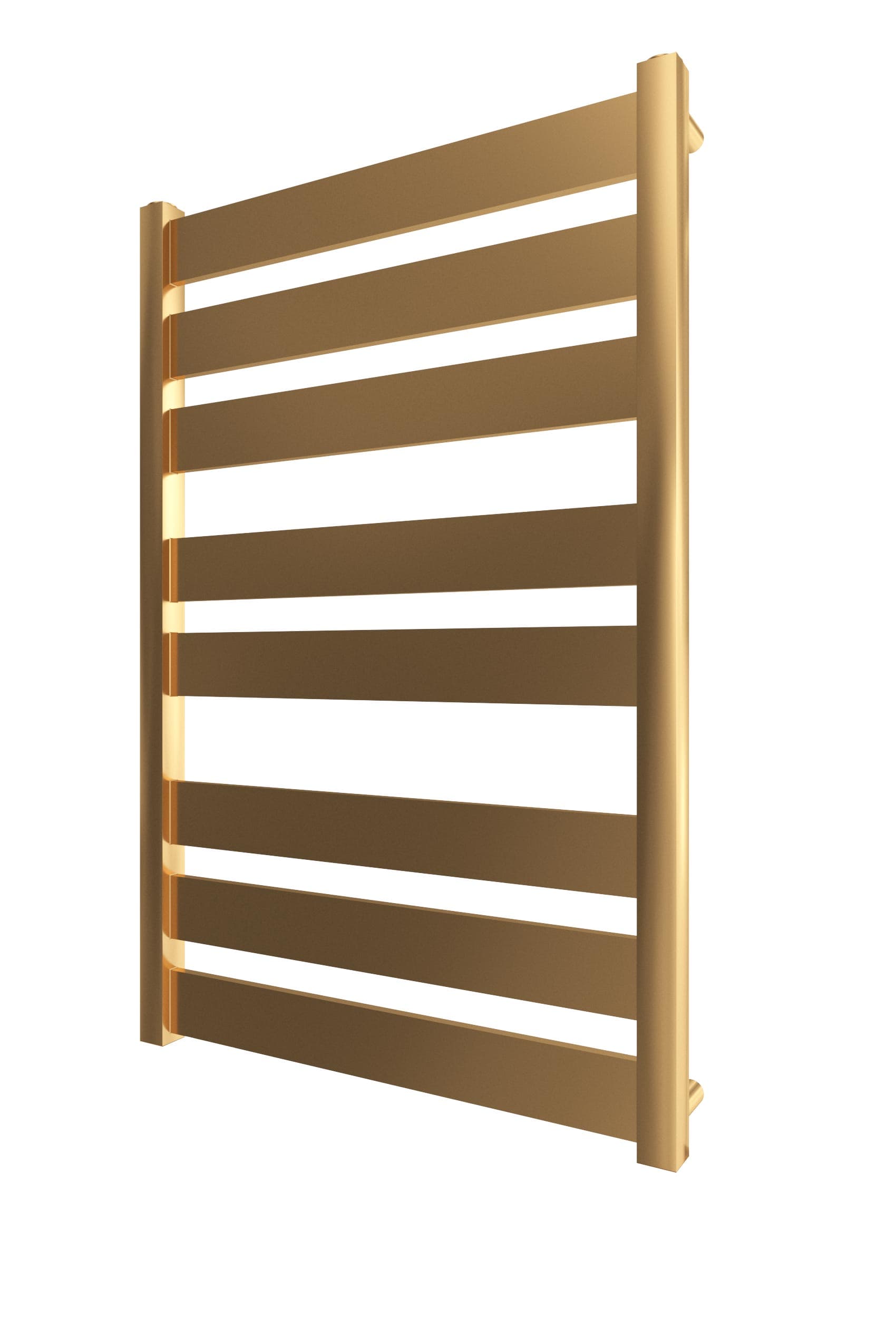 Водяна рушникосушарка INOX Санті 770х530/500 золото лайт сатин — фото 1